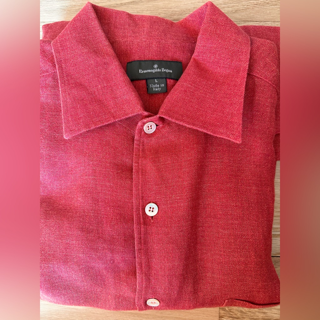 Ermenegildo Zegna Button Down Shirt - Size Large